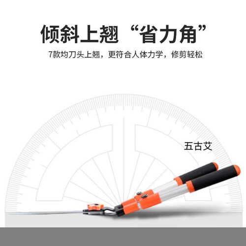 德国进口园艺大剪刀园林修枝剪家用剪刀树枝修剪草坪剪Z伸缩绿篱