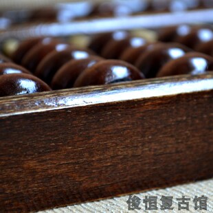仿古老式实木制19档大号算盘新店开E张镇店装潢饰挂件摆件中式礼