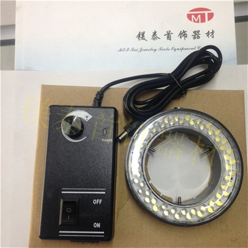 激光机环形灯 显微镜LED环形光源 可调led灯源 白色微镶镜光源