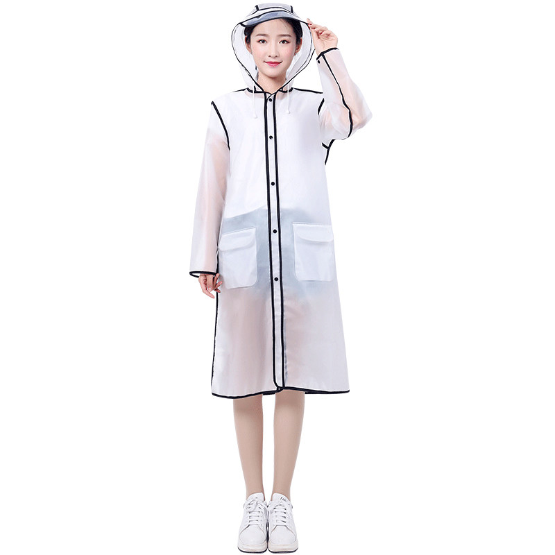 旅行透明雨衣成人外套装男女式学生韩国时尚户外徒步雨披骑行便携