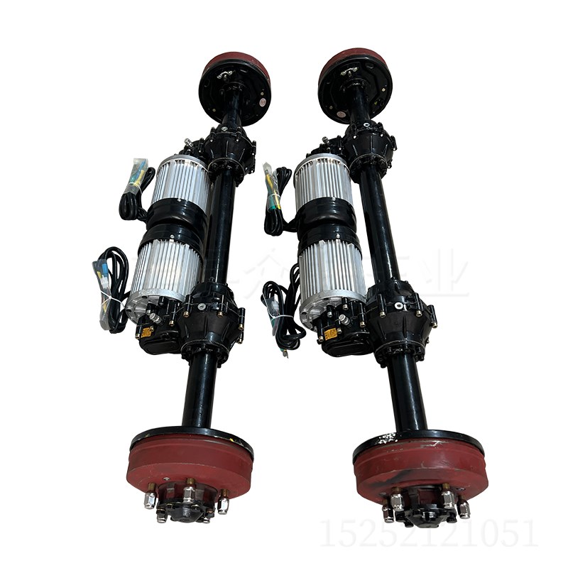 重型悬浮四驱改装驱动车桥双电机双差速器控制器履带车桥全套配件
