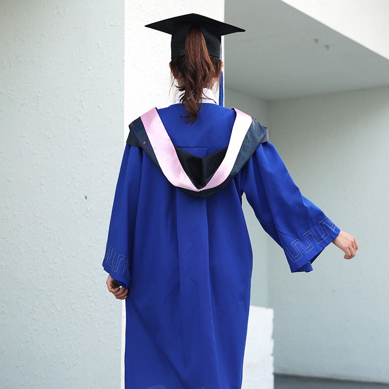 硕士服毕业礼服文理工科服大学生毕业照研究生学士服定制校徽
