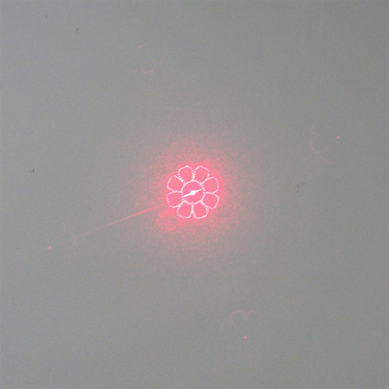 风车心形足球五角星花瓣图案激光灯梅花瓣效果激光器多种图案可选