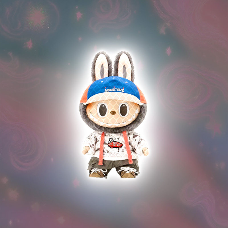 3M个性创意潮流-拉布布汽车窗贴纸电动车摩托车头盔装饰反光车贴