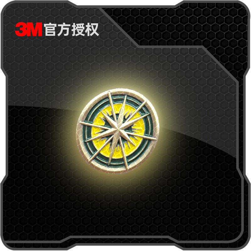 3M个性创意和平星汽车窗贴纸电动车摩托车头盔装饰防水反光车贴