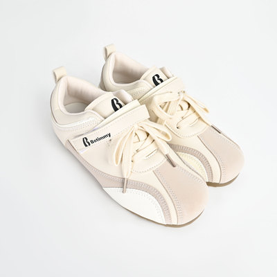 【甜甜专享】时尚休闲魔术贴系带低帮德训鞋 WZX-202