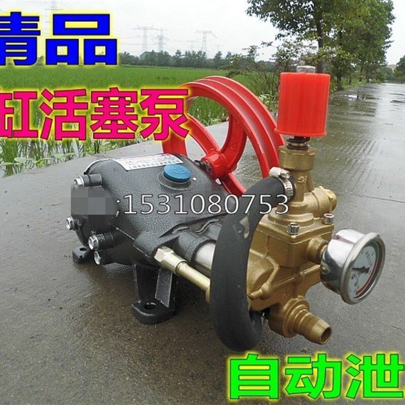自动泄压高压机动喷雾器/冲洗猪圈打洗网机园林果树农用泵水泵