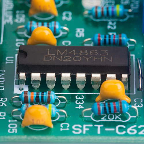 AB类大推力LM4863功放板 2*5W 迷你D类 数字功放模块 USB供电3~5V