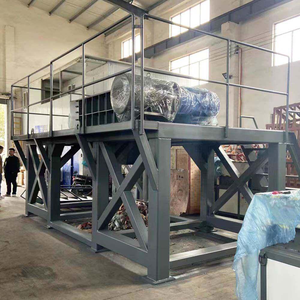 大垫型118功双轴沙能发床家具家电破碎机木材机头料工业固多废撕
