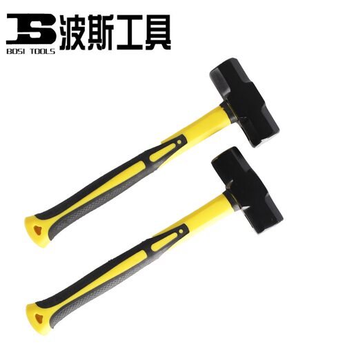 波斯纤维柄八角锤大锤石工锤铁锤2.5P3P4P6P8P10P1U2P14P16磅