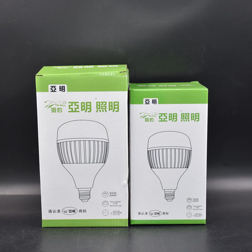猎豹亚明LED工业灯泡55W85W105W155瓦鳍片散热大功率超亮照明灯