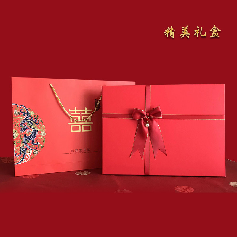民国婚书名家手写书法订婚书定制结婚礼物纪念相框中国风送礼袋