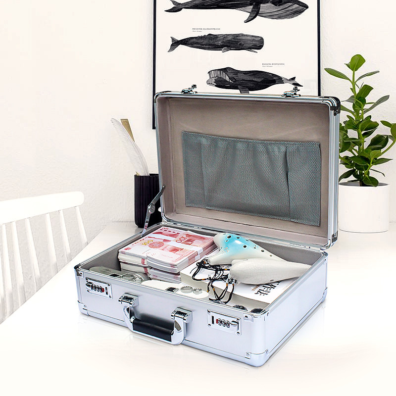 保险箱家用小型防盗密码箱家庭收纳盒存钱箱车载保险柜办公室文件