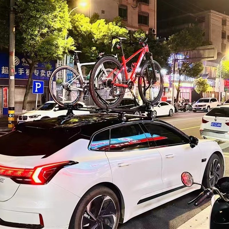 极氪001 007GT汽车车顶自行车车架行李箱横杠户外车架铝合金车架