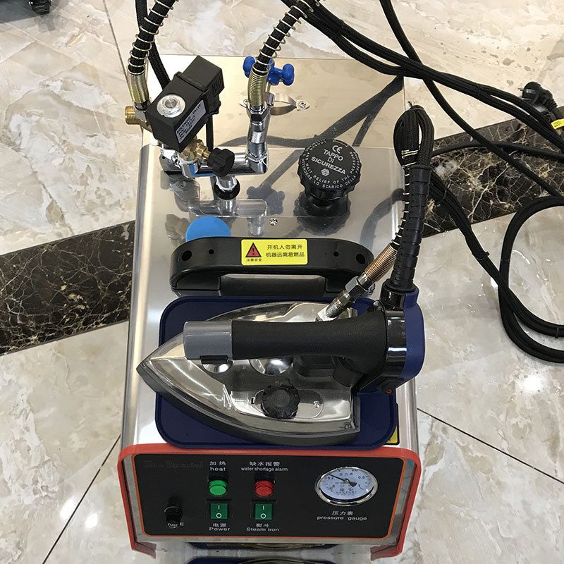工业电加热蒸汽熨斗全自动加水锅炉蒸汽烫斗挂烫机干洗店窗帘两用