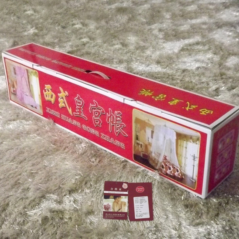 蚊帐圆顶宫廷吊顶加密雪纺落地加厚铝合金公主式1.8床装天花稳固