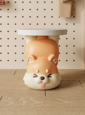 可爱柴犬换鞋凳家用门口入户进客厅创意小凳子搬新家乔迁新居礼物