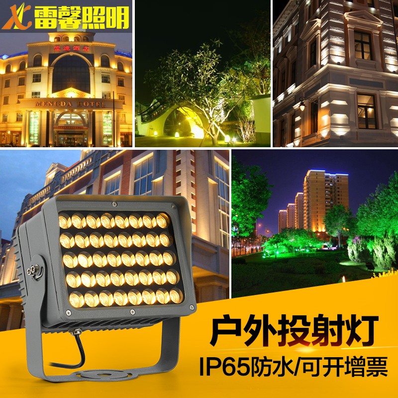外墙射灯led户外防水投光灯洗墙灯照树灯室外园林绿化景观投射灯