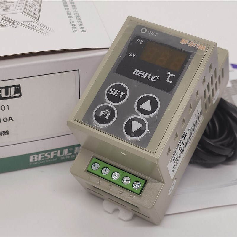 原装碧河BF-D110A导轨式制冷制热温控仪温控器数显可调温度控制器