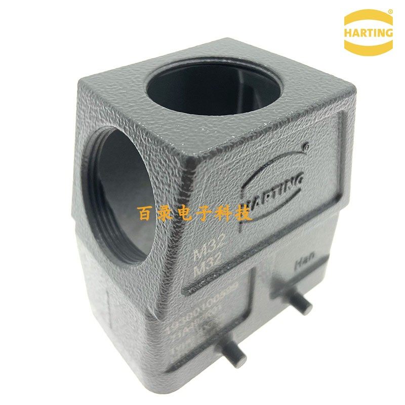 HARTING重载连接器19300100599 双孔外壳HAN 10B-HTE/HSE-M32/32