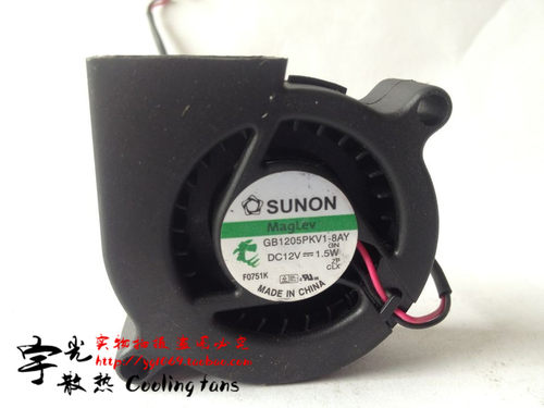 原装SUNON GB1205PKV1-8AY 12V 1.5W 2线投影机LED帕灯专用