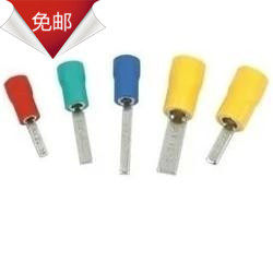 DBV 1-10黄铜片形裸端头 线耳 冷压接线端子片型插针插片 100/包