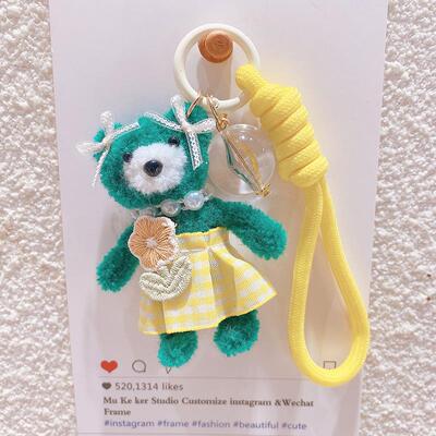 HD2333蕾丝珠宝羊毛扭匙扭棒车钥集合！挂件饰编织绳包HD2333扣挂