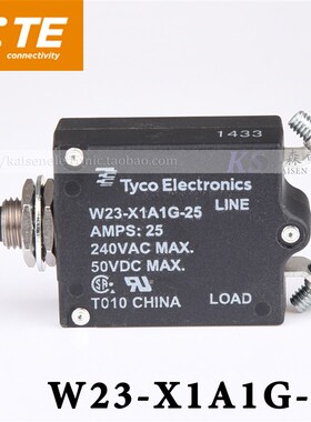 Tyco TE W23-X1A1G-25 25A 6-1393246-9 UL CSA 过载保护断路器