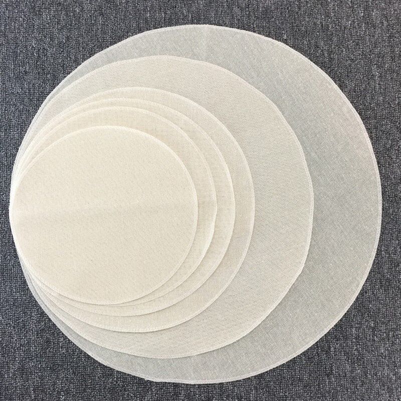 新品蒸笼布纯棉纱布屉布蒸包子馒头饺子垫圆形厨房棉布锅垫过滤布