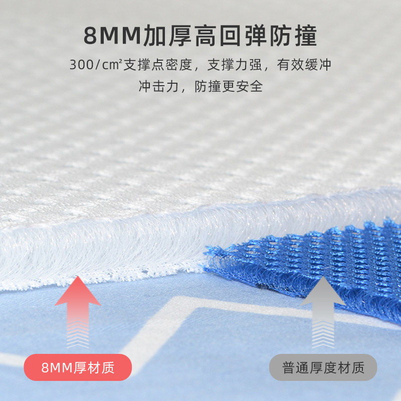 婴儿床床围夏季3D网面透气可水洗宝宝防撞软包儿童拼接床围栏挡布