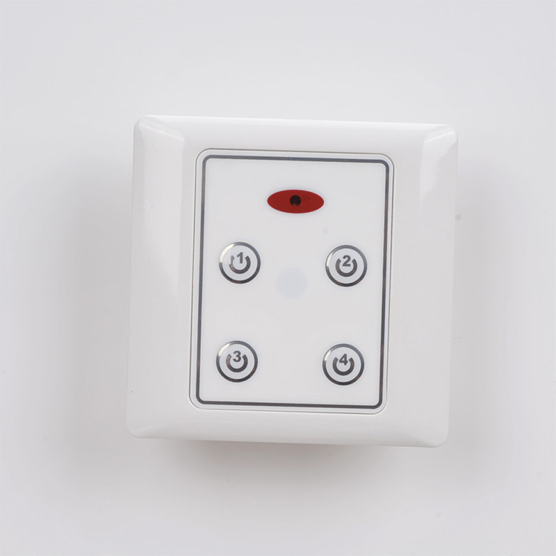 北斗瑶光展厅无线遥控器开关面板四路电源大功率灯具220V110V通用
