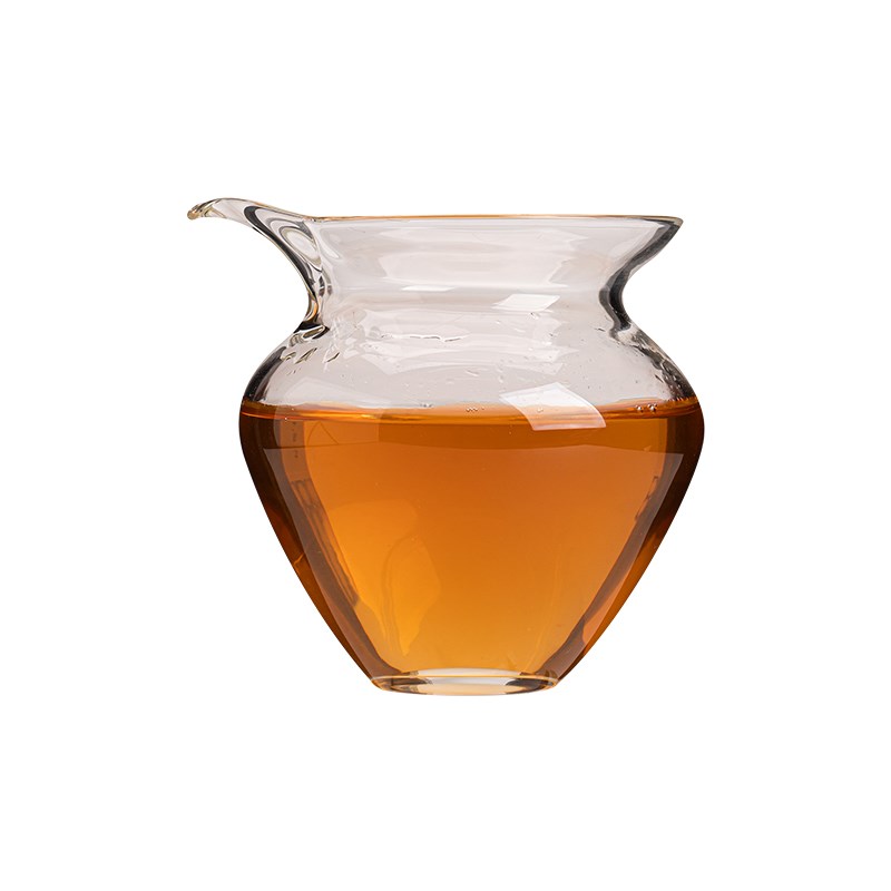 鱼戏日式简约耐热玻璃公道杯加厚分茶器家用大号茶海泡茶杯子茶具
