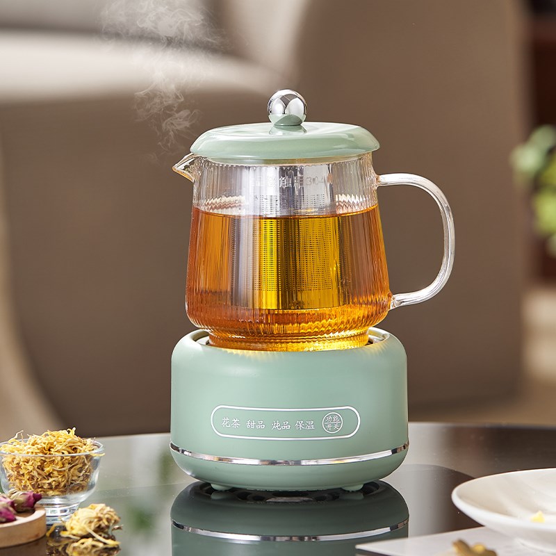 迷你养生壶家用多功能全玻璃花茶壶办公室小型一人煮茶器团购礼品