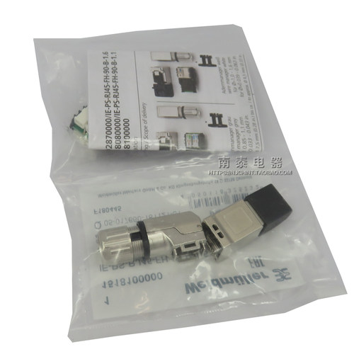 全新原装魏德米勒1518100000 RJ45插头 IE-PS-RJ45-FH-90-P-1.6
