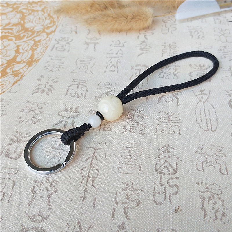 手工创意汽车钥匙挂件男款钥匙扣女士钥匙链简约钥匙圈环挂绳饰品图片