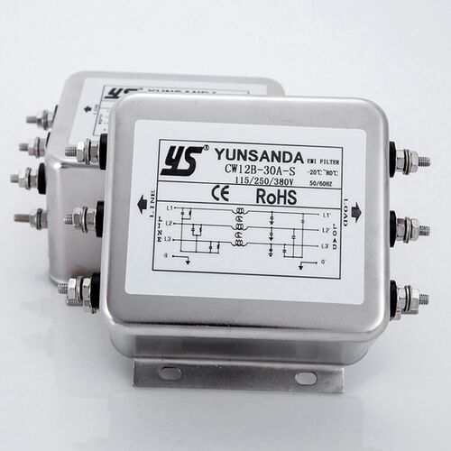 三相380V变频器输入输出EMI电源滤波器伺服CW12B-10A20A30A50A60A