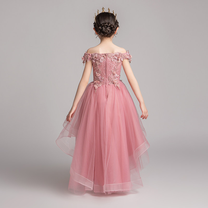 儿童礼服公主裙女童生日小花童主持人钢琴演出服演奏高端洋气夏季