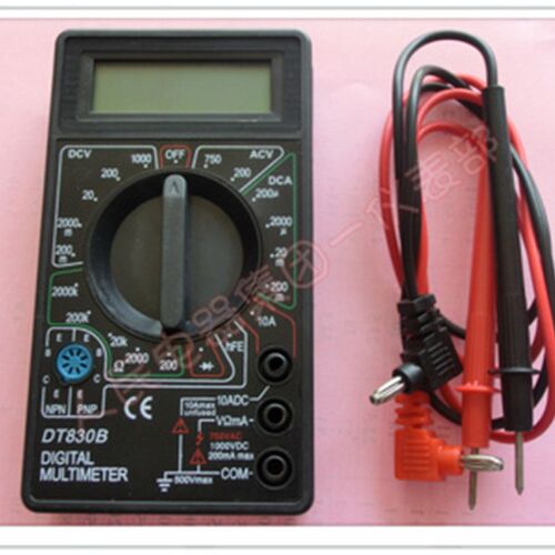 手掌型DT830B数字万用表(测量交/直流电电阻)