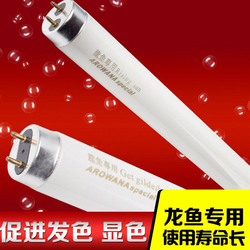 限时促销御龙国际龙鱼专用发色灯管红龙金龙水中灯彩蝶缸替换灯管
