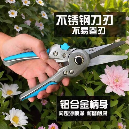 修花剪刀园艺修枝剪插花盆u景花草工具树枝剪省力花艺家用花园剪