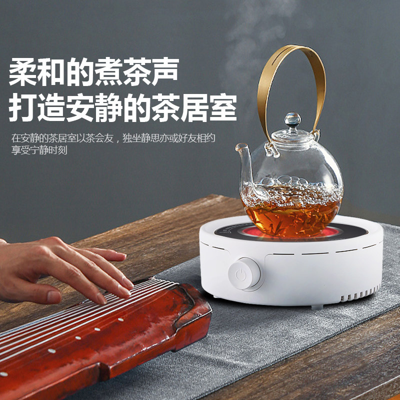 丹唛斯电陶炉茶炉迷你小型煮茶炉家用静音光波炉煮茶器保温铁壶