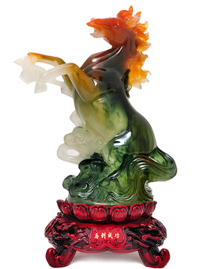 马到成功马摆件商务开业乔迁新居礼品办公室办公桌工艺家居装饰品