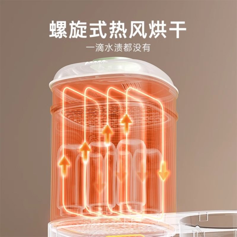 大嘴鸭婴儿奶瓶消毒柜宝宝蒸汽消毒烘干一体机恒温调奶器泡奶机