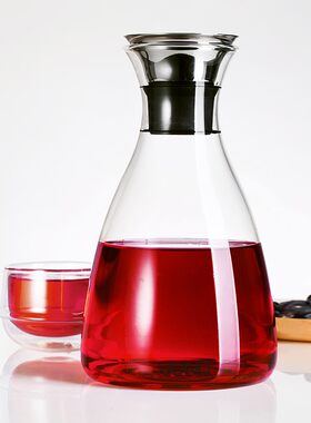 利快VoNo欧式玻璃凉水壶夏天家用冷水壶耐高温防爆带过滤茶壶