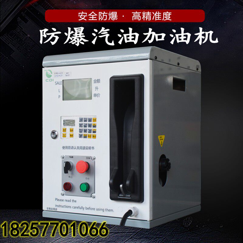 防爆汽油柴油加油机小型车载12V24V220V全自动加油设备抽油泵