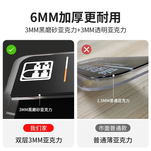 高档卫生间标识牌创意个性墙贴洗手间温馨提示牌wc指示门牌男女公