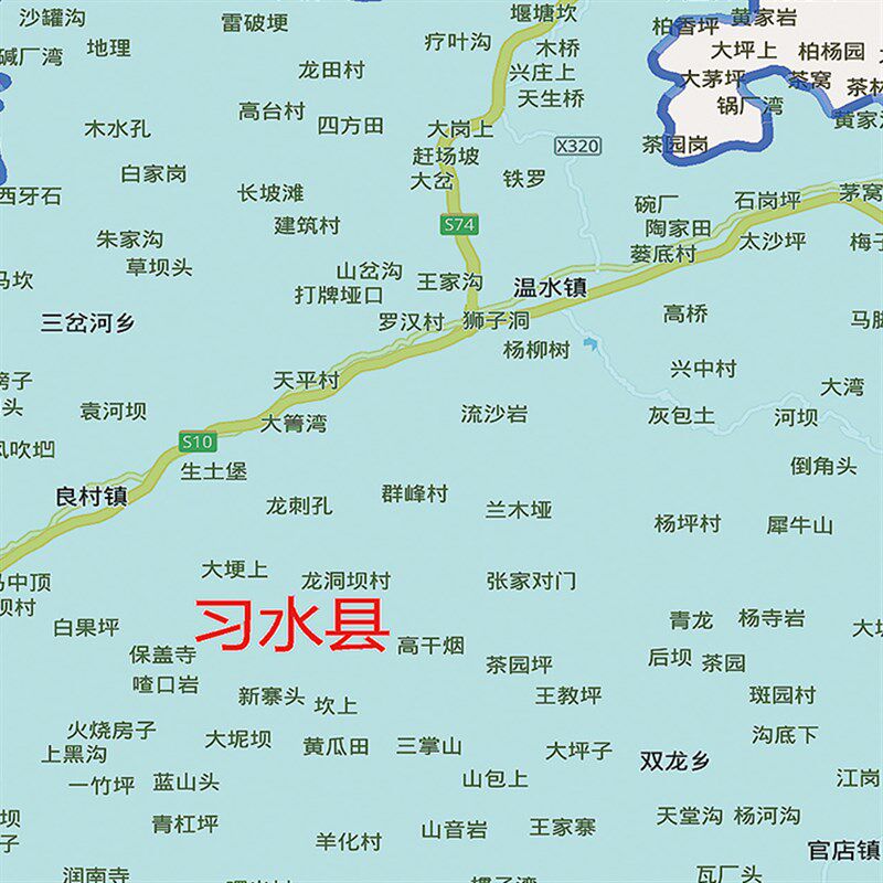 2026新款遵义市地图贴图办公室挂图高清防水墙壁贴超大装饰画定制