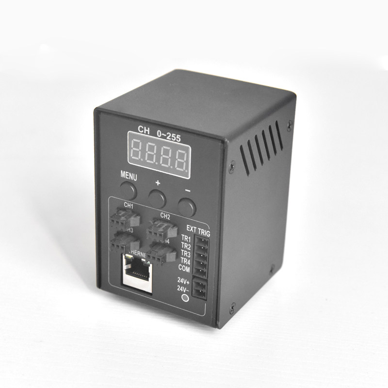 迷你网路接口型外置光源控制器机器视觉LED光源电源适配24V输出 4
