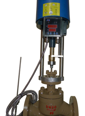 ZZWPE电动蒸汽导热油温度调节阀温控阀温控器传感器DN254050高温