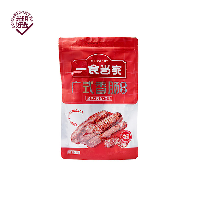 一食当家（特级）广式香肠454g袋装
